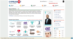 Desktop Screenshot of cyprusdoctors.com